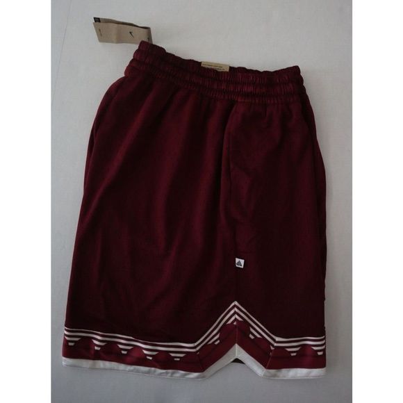 Nike DQ5656 638 Men's Sz Large Burgundy Dri-Fit Mesh 6" Giannis Shorts $55 - Picture 4 of 8